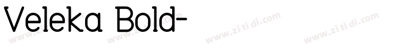Veleka Bold字体转换